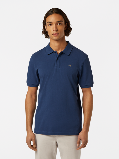 cotton pique regular fit polo