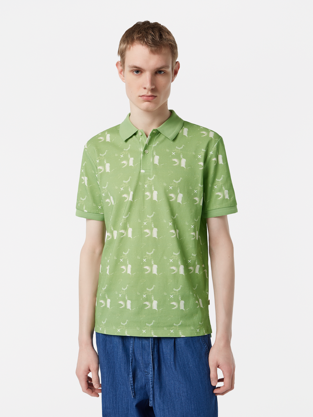 Printed polo