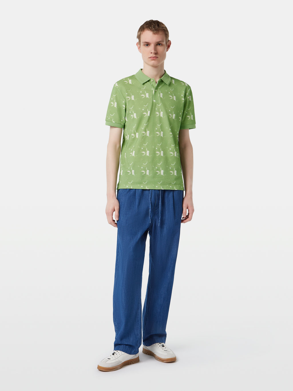 Printed polo