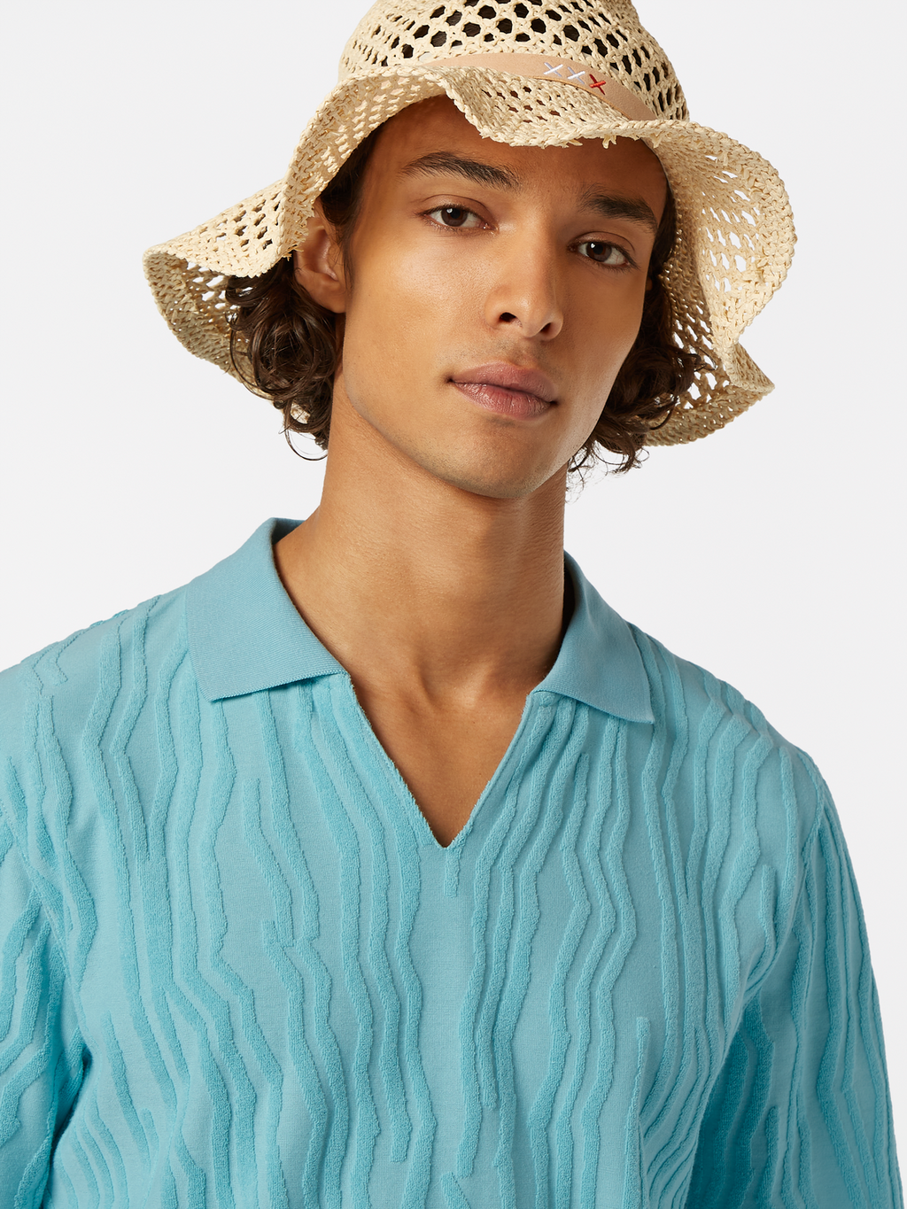 Jacquard Terry Polo