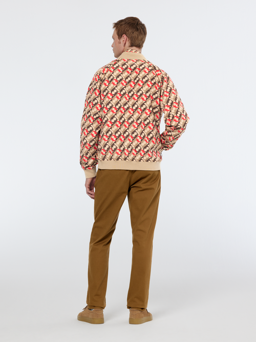 Regular fit geo-print shirt