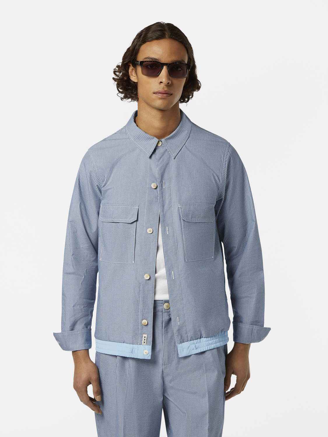 Seersucker Overshirt
