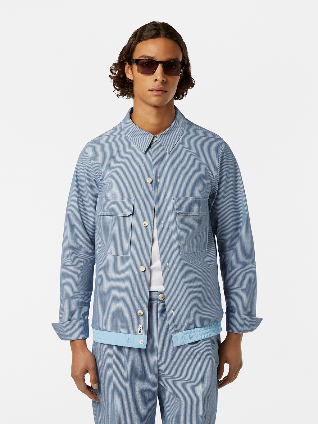 Seersucker Overshirt