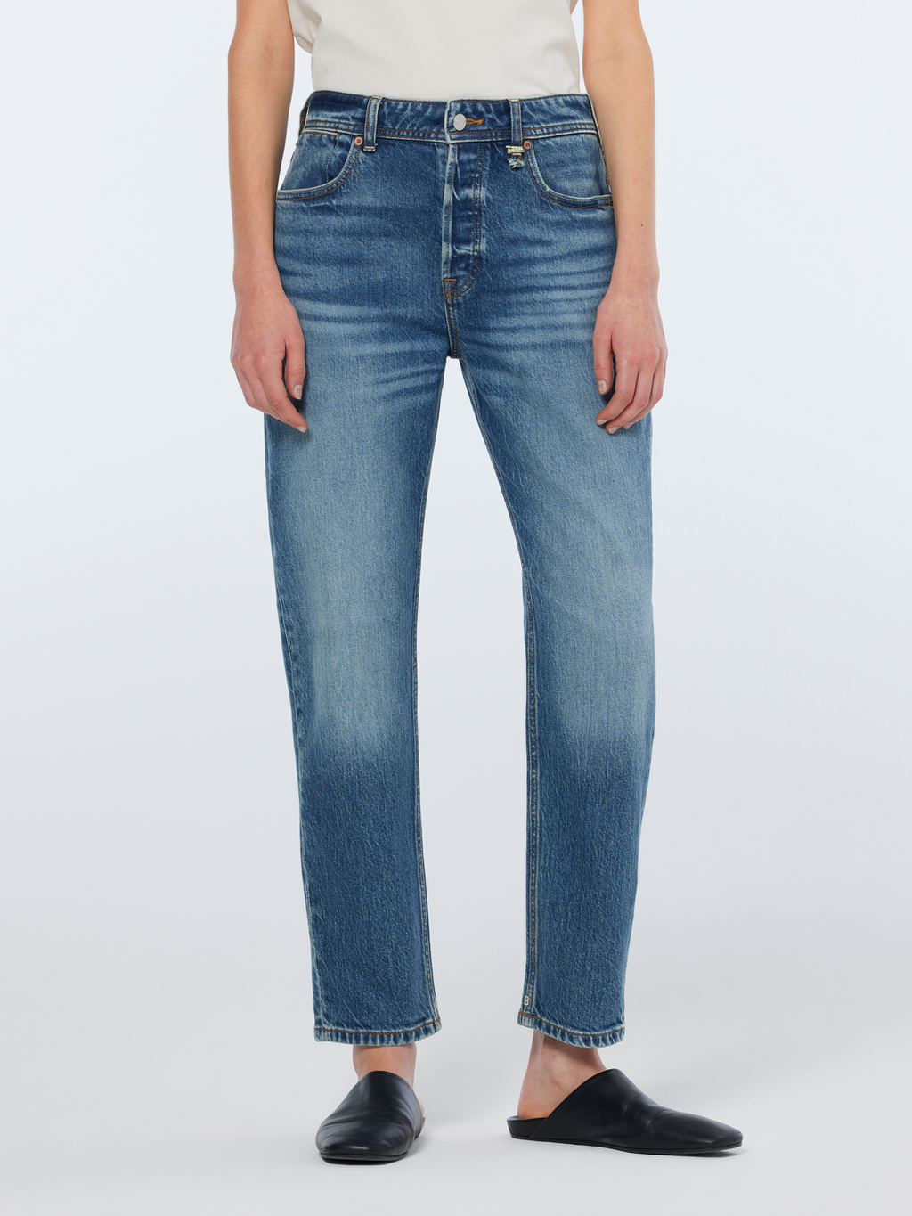 The Buzz stretch slim boyfriend denim