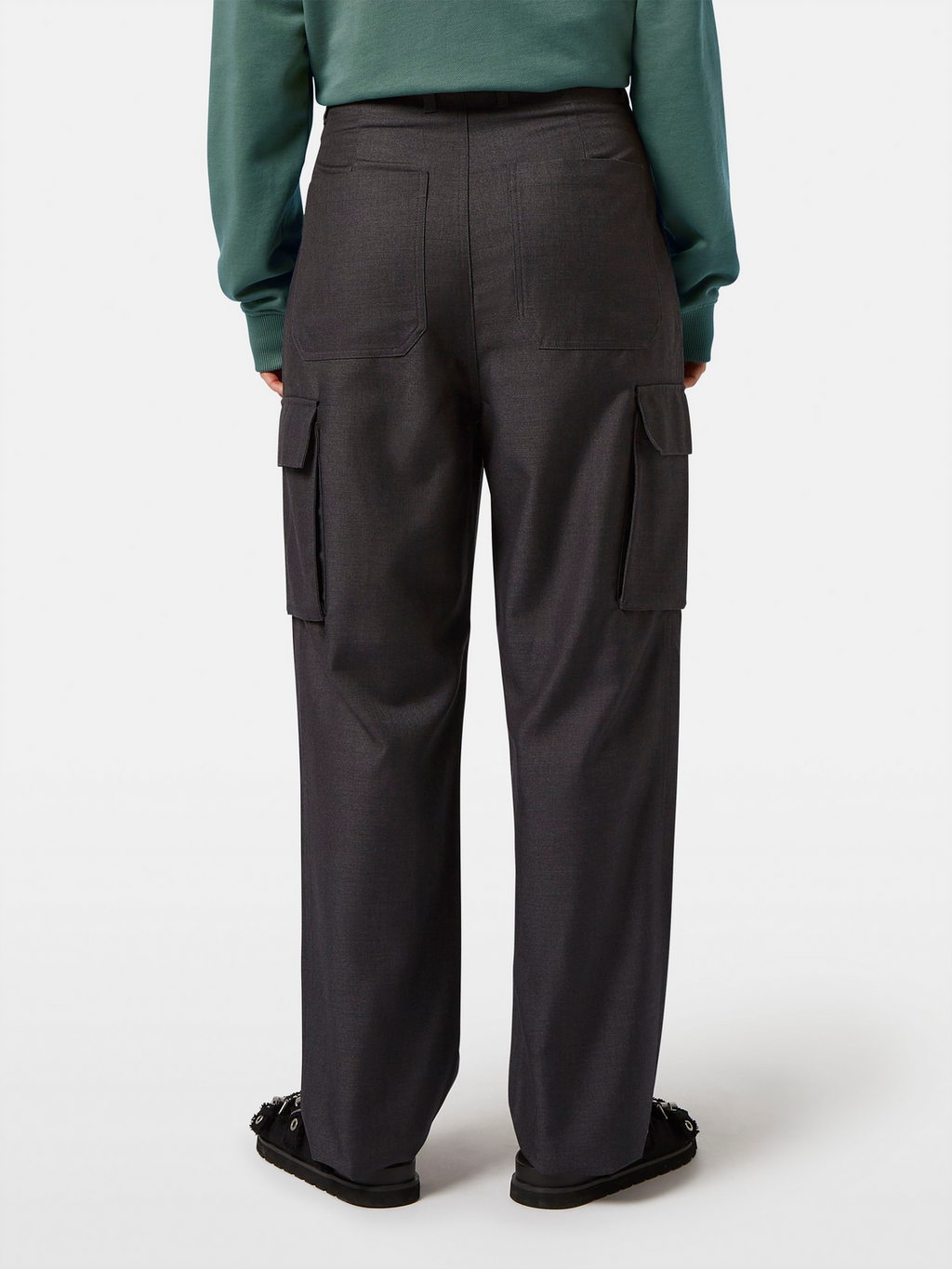 Faye high-rise tapered leg cargo pant