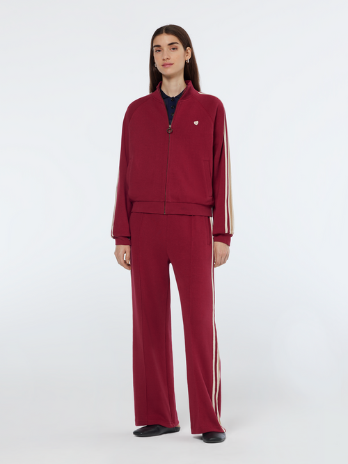 Tracksuit zip through