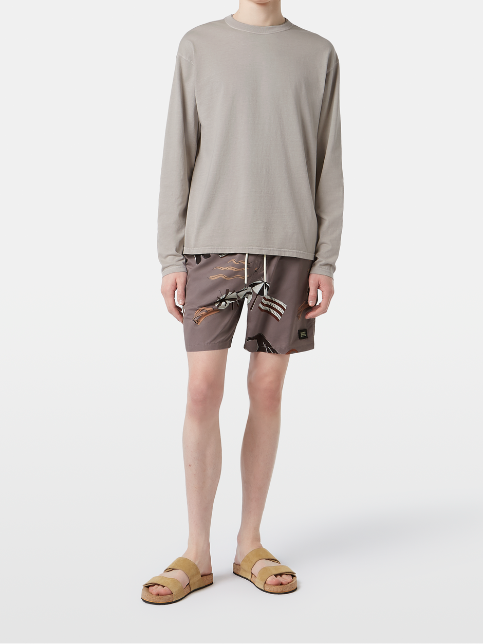 Printed swim shorts