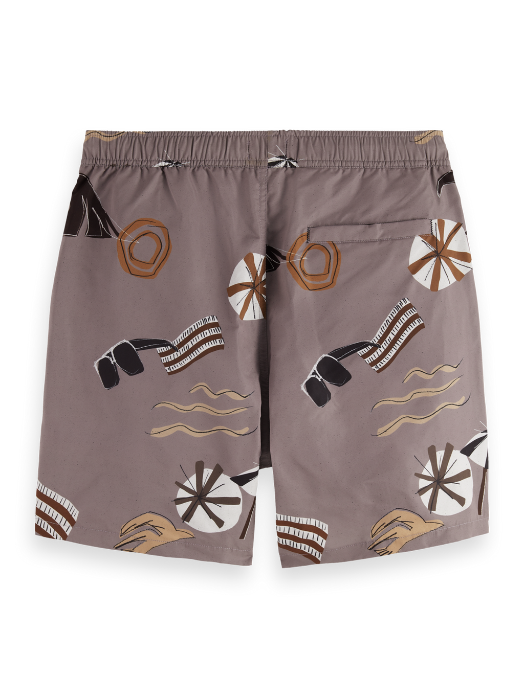 Printed swim shorts