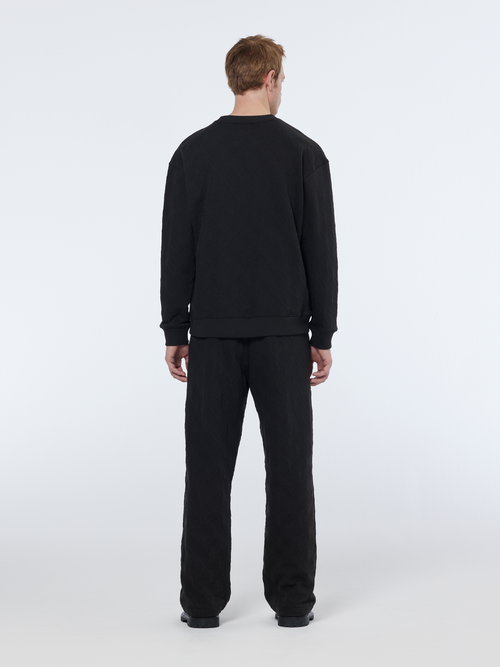 Jacquard regular fit sweatshirt