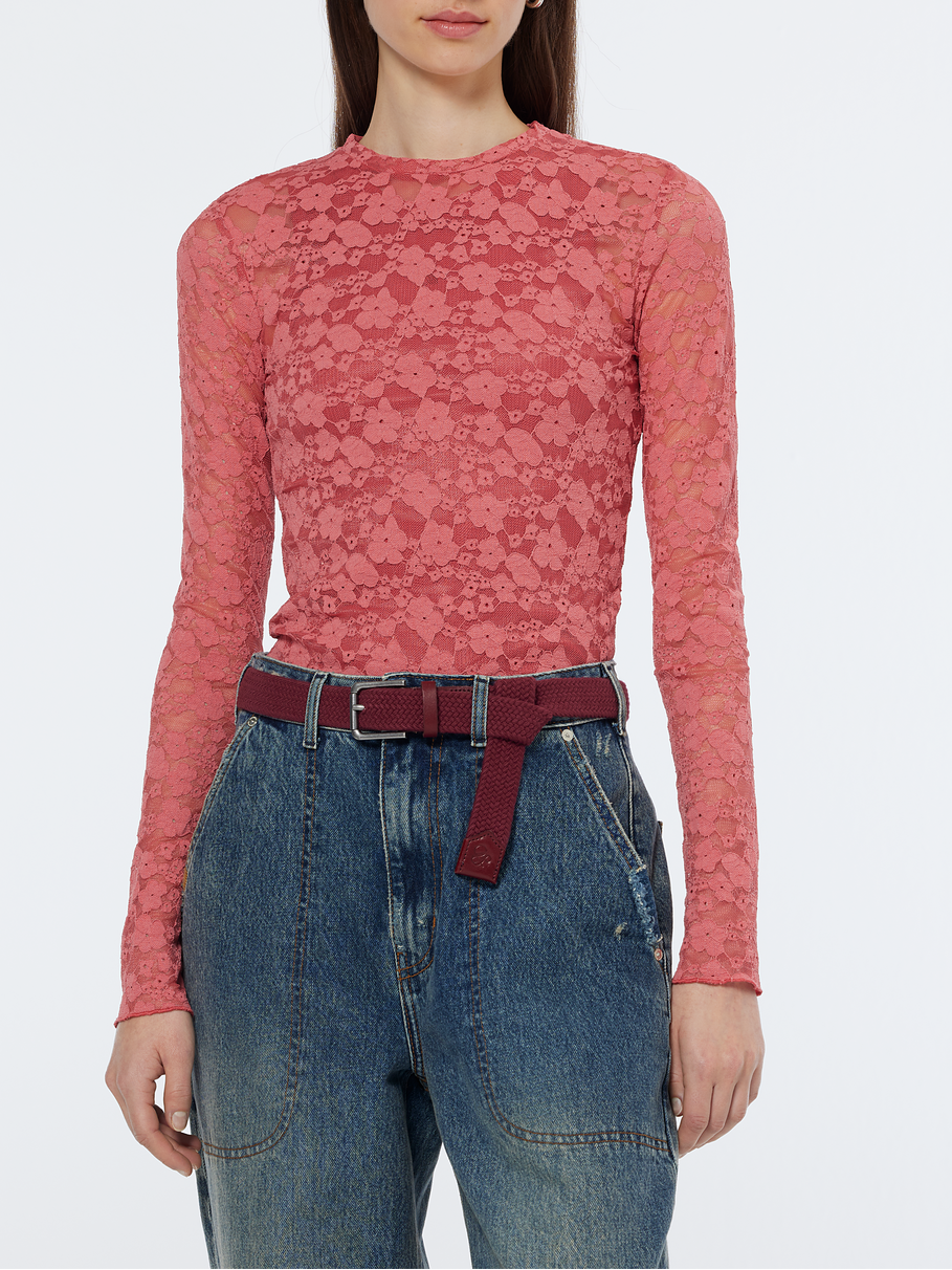 Floral lace Long Sleeve Top