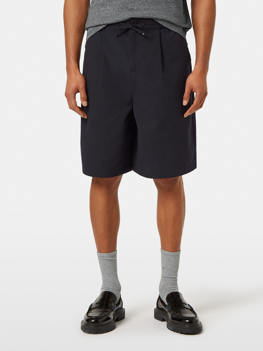 Seersucker Bermuda Shorts