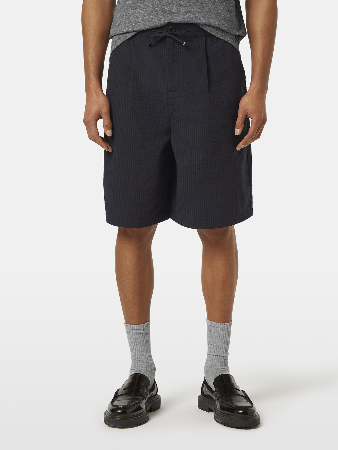 Seersucker Bermuda Shorts