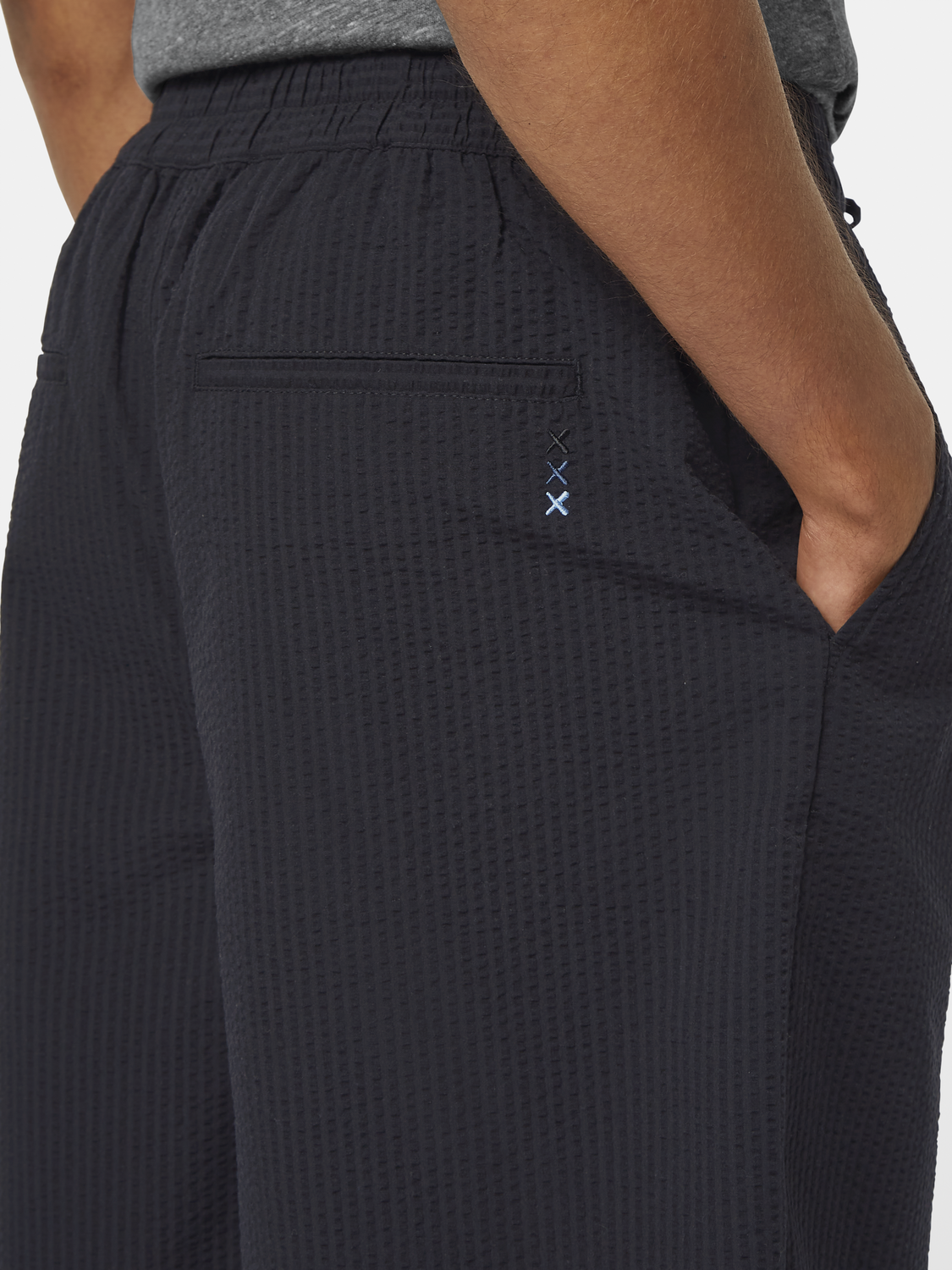 Seersucker Bermuda Shorts