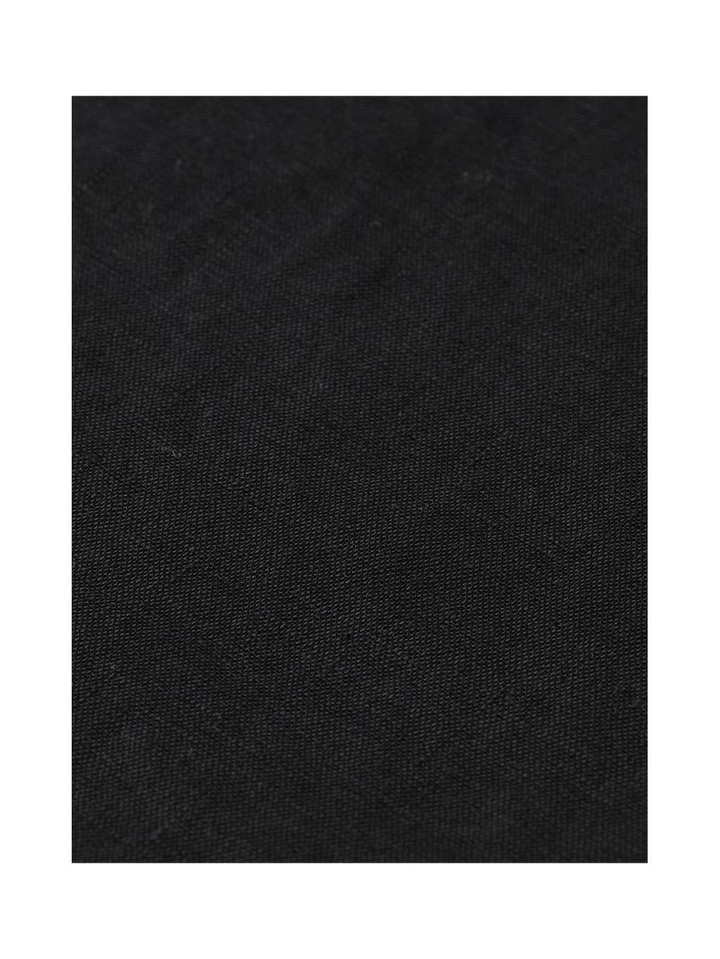 Essentials Linen Shirt - BLACK