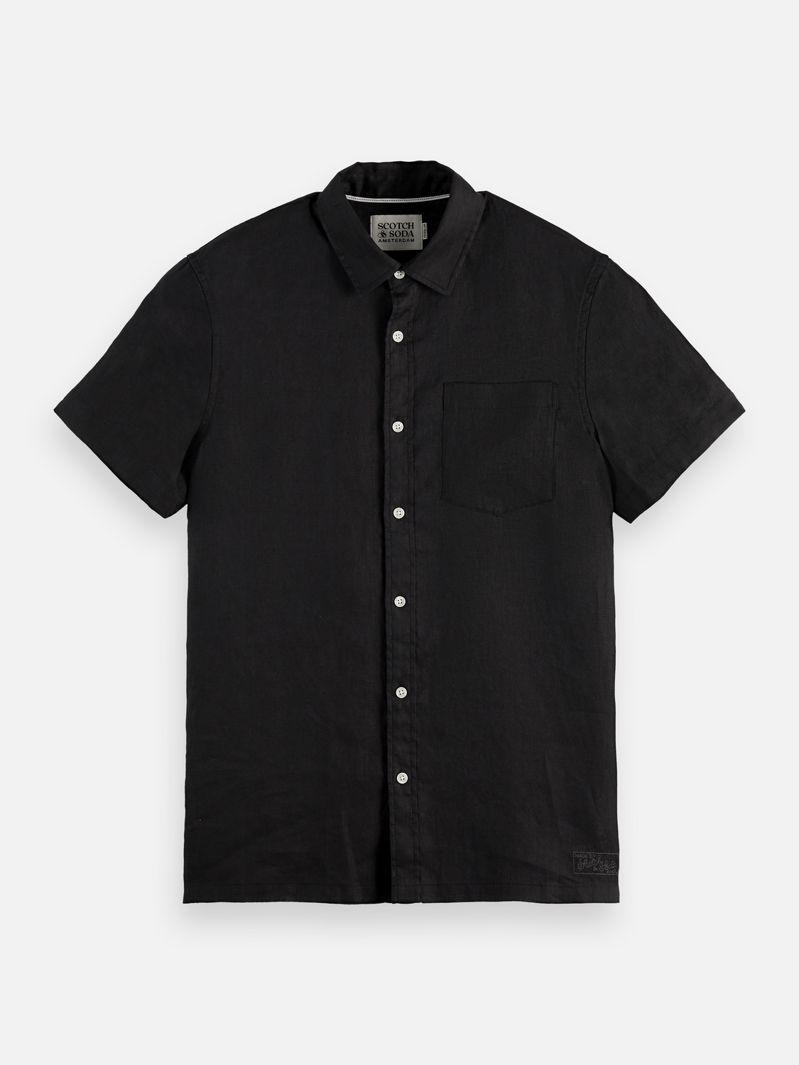 Essentials Linen Shirt - BLACK