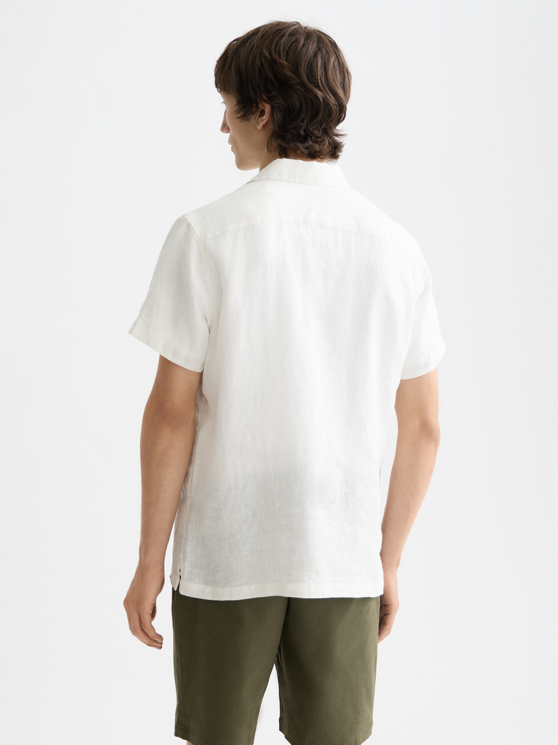 Essentials Linen Shirt - OFF WHITE