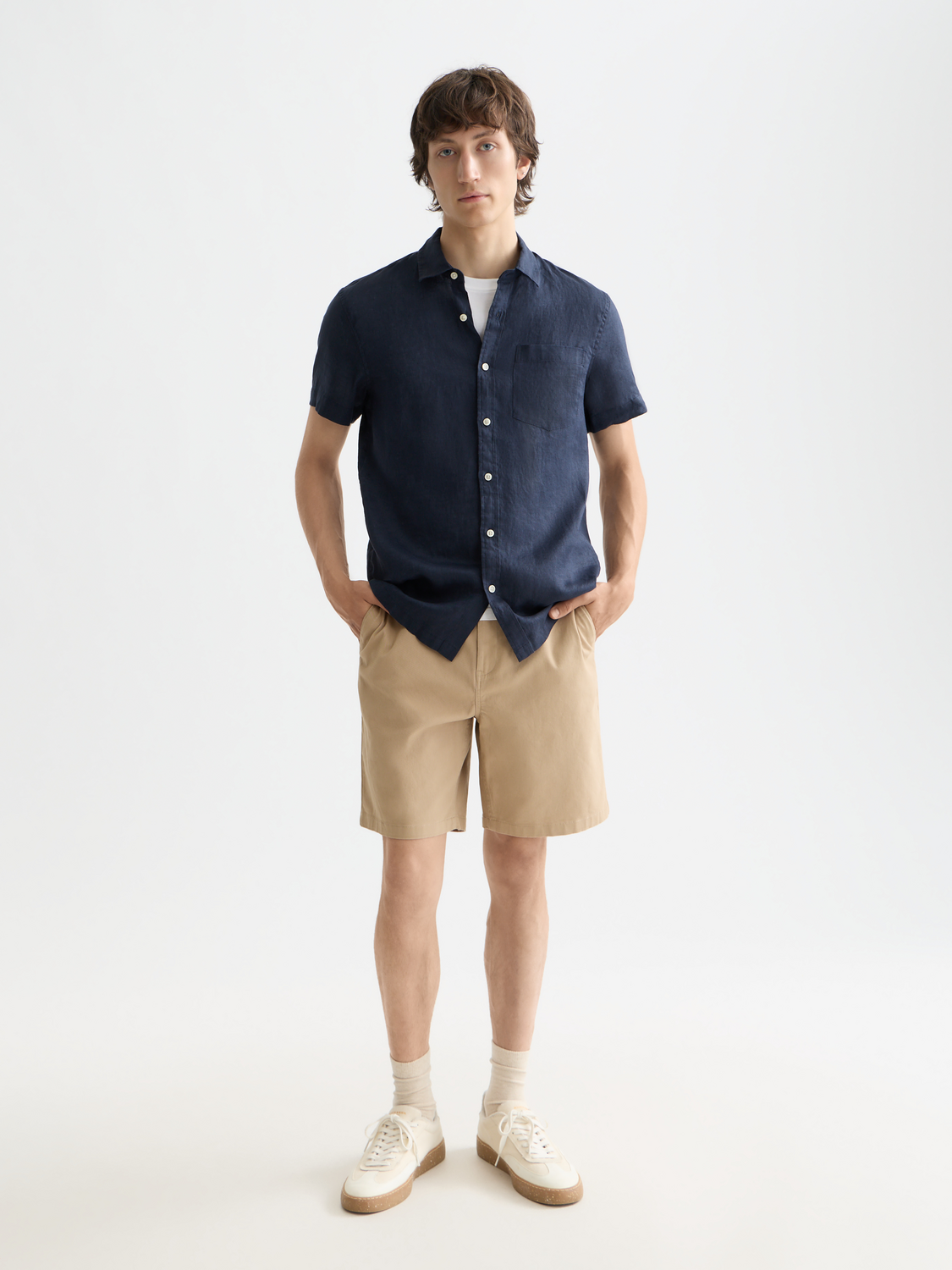 Essentials Linen Shirt - NIGHT