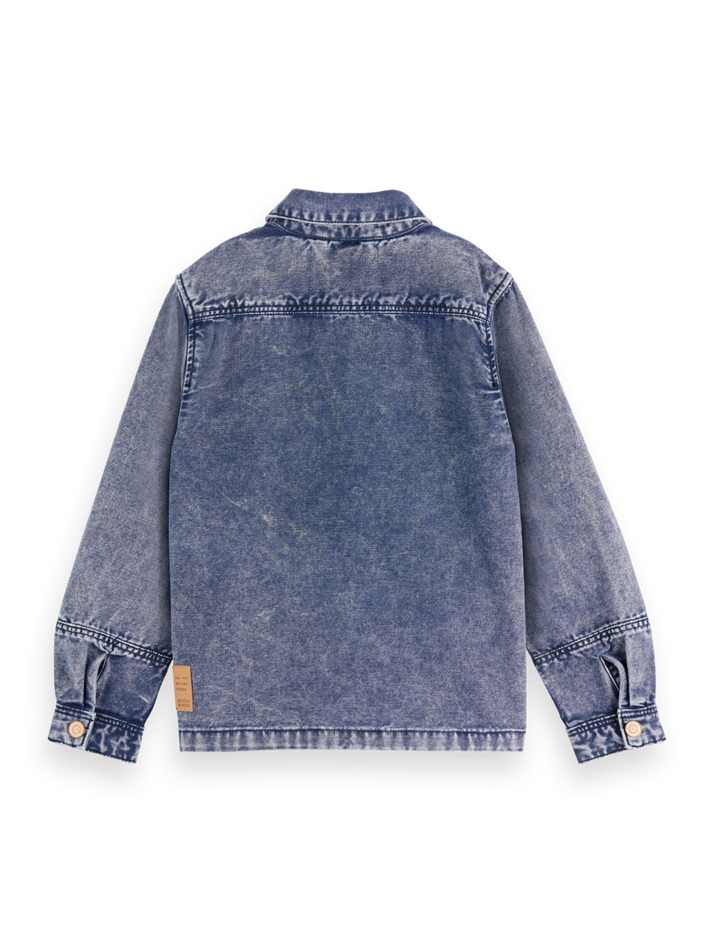 Boys Denim washed canvas workwear jacket