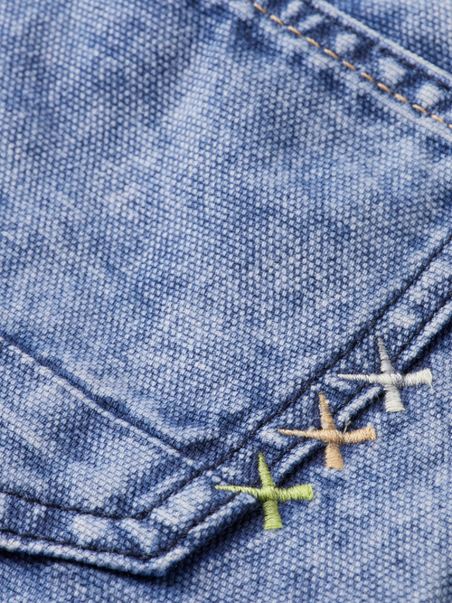 The Pitch loose jeans in mountain dyed and washed canvas