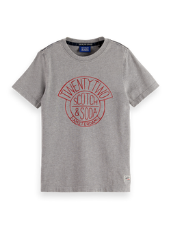 Regular-fit washed artwork t-shirt