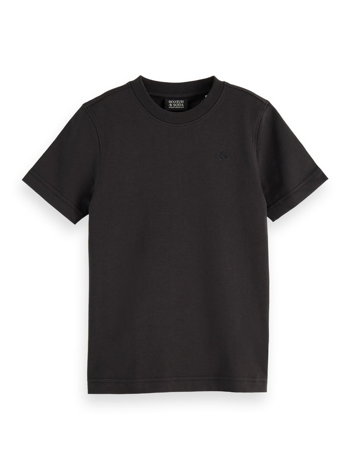 Boys Essentials Regular logo T-shirt 2-pack - BLACK