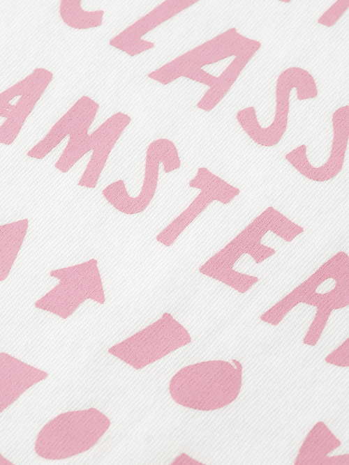 Loose-fit cropped artwork t-shirt