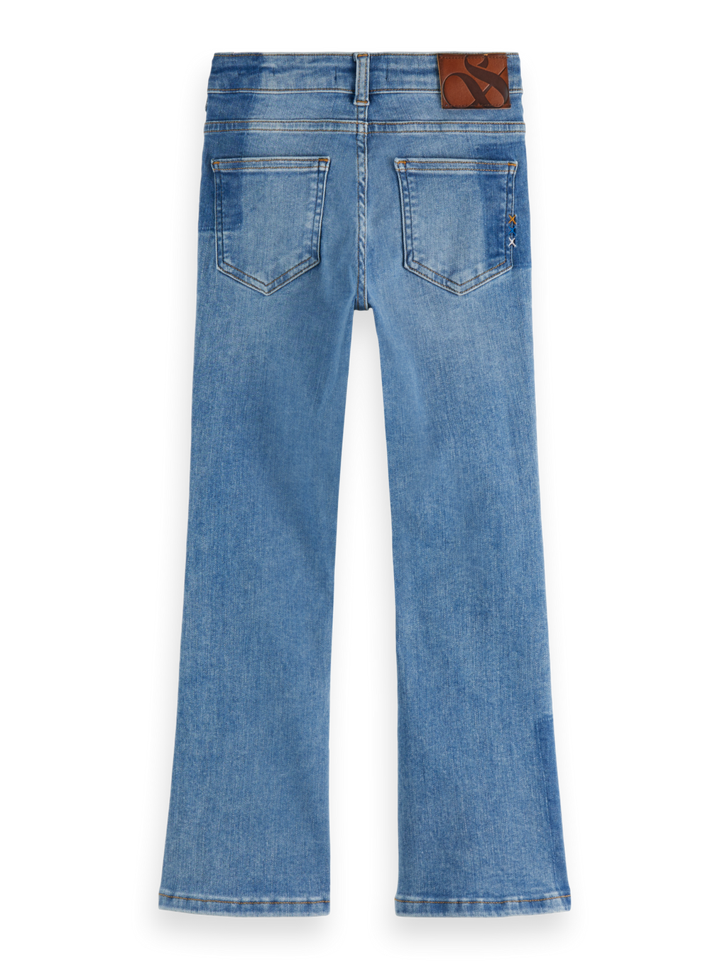 Girls The Charm flared denim