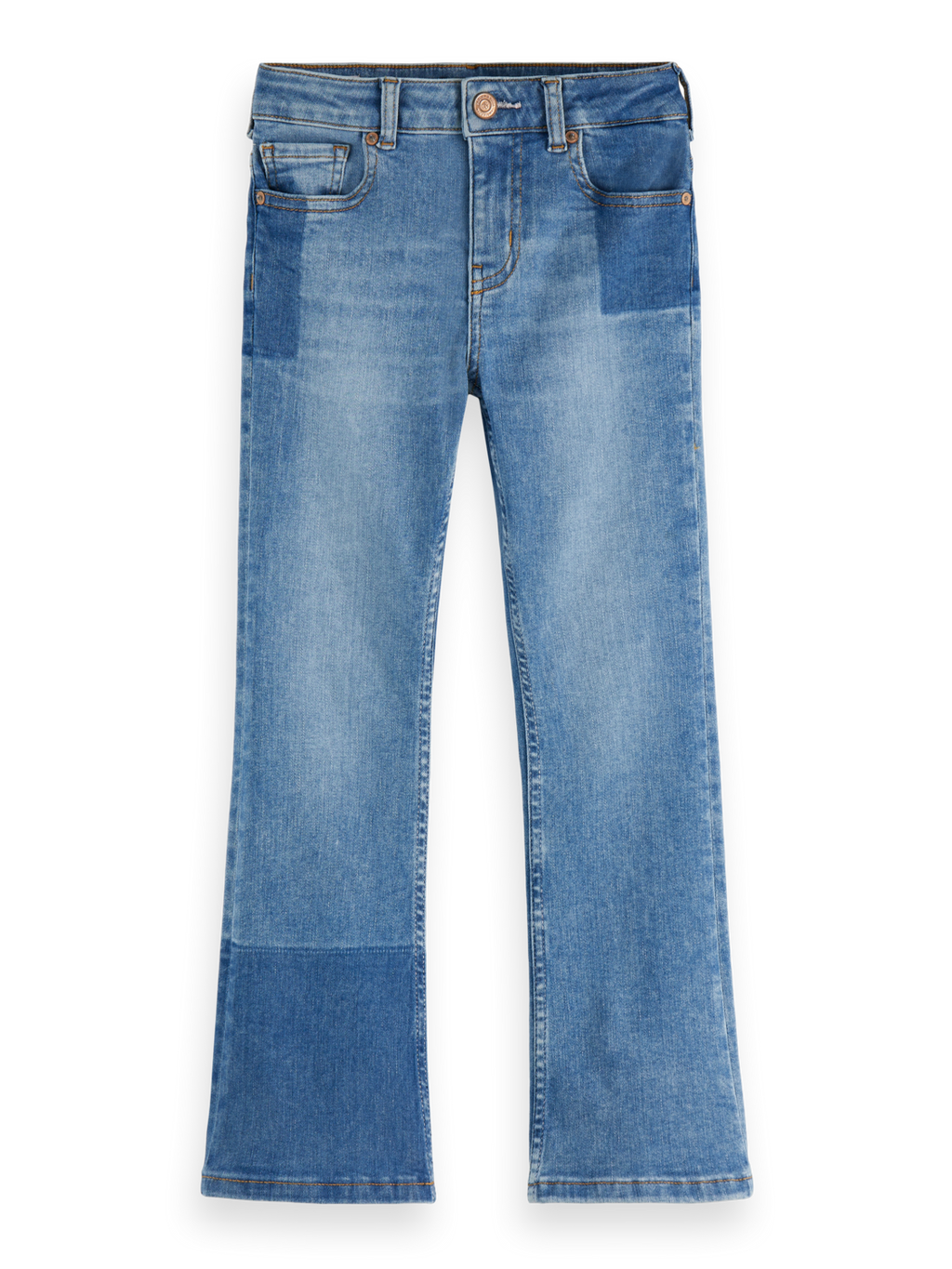 Girls The Charm flared denim