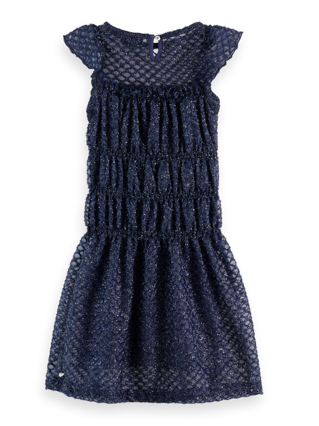 Girls Fancy lurex party dress