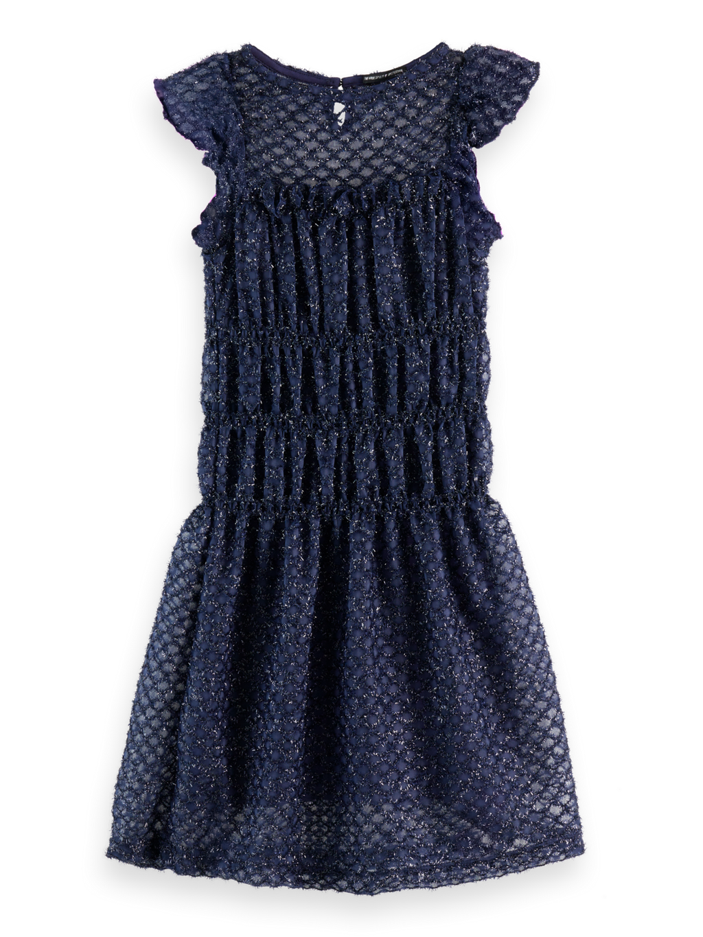 Girls Fancy lurex party dress