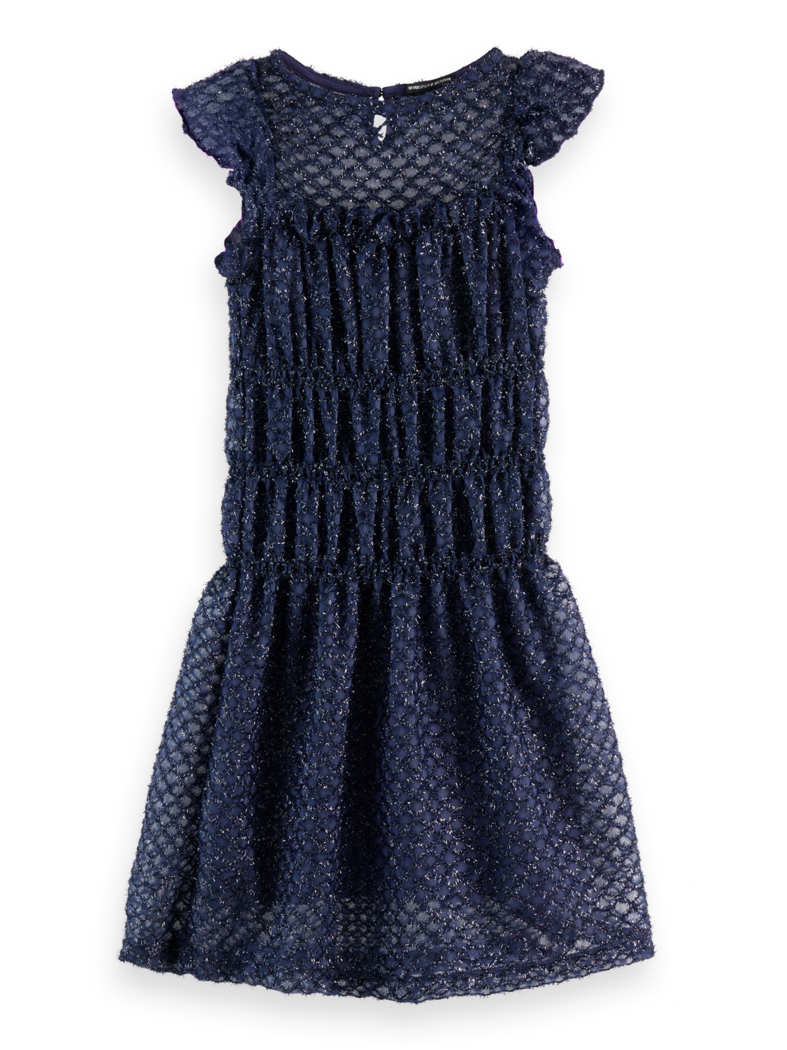 Girls Fancy lurex party dress