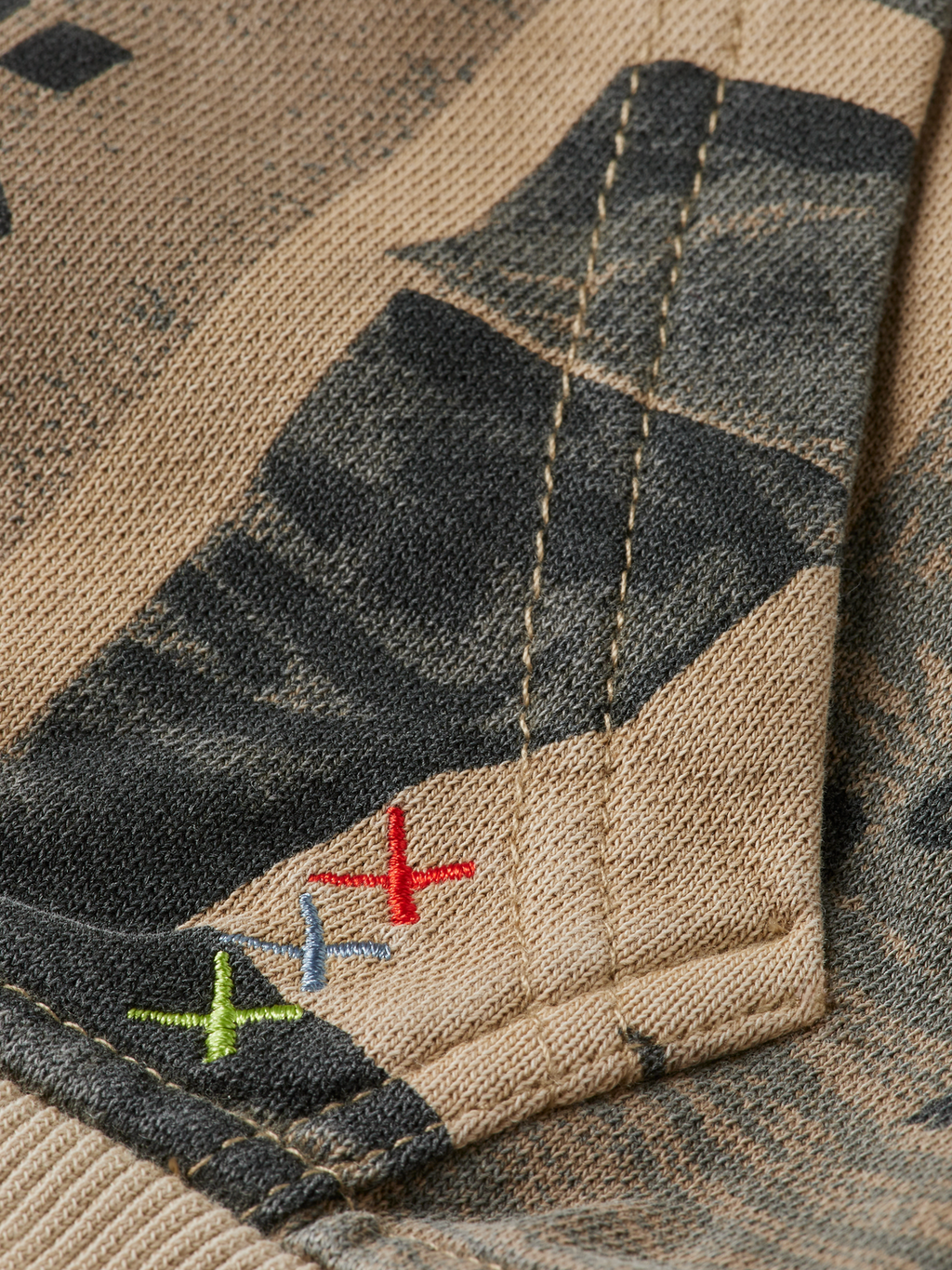 Boys Relaxed printed zip-up hoodie