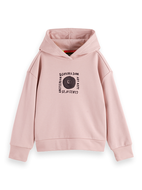 Loose-fit artwork hoodie