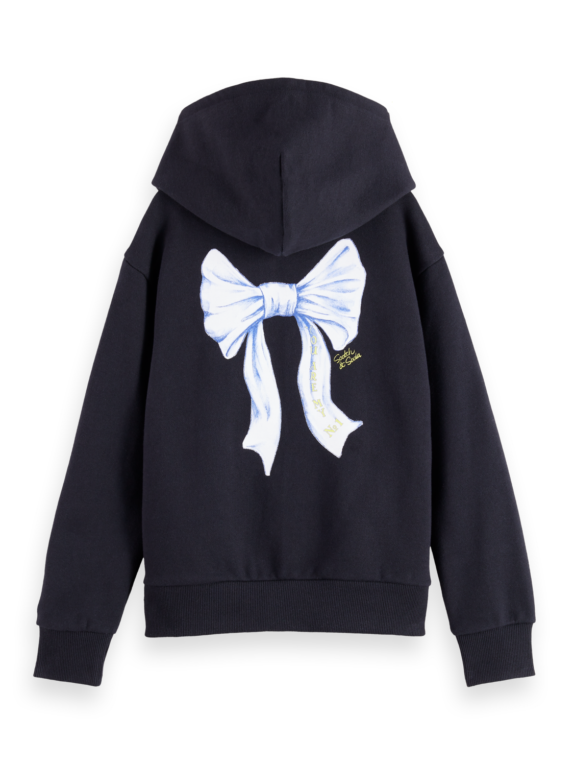 Girls Relaxed-fit hoodie with back artwork