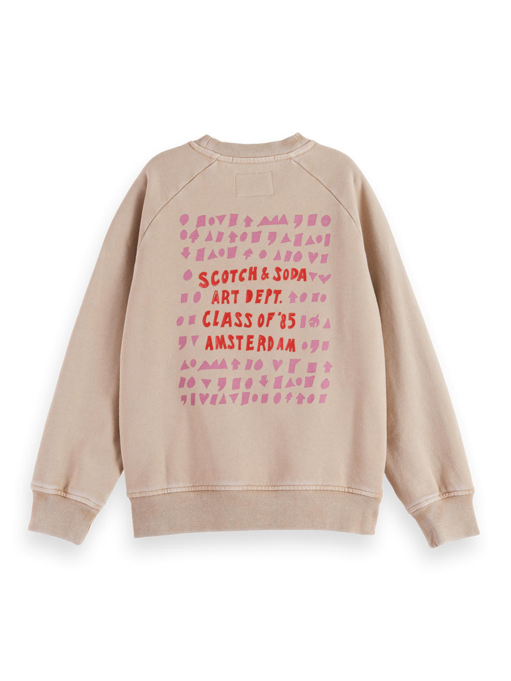 Girls Relaxed raglan artwork sweatshirt