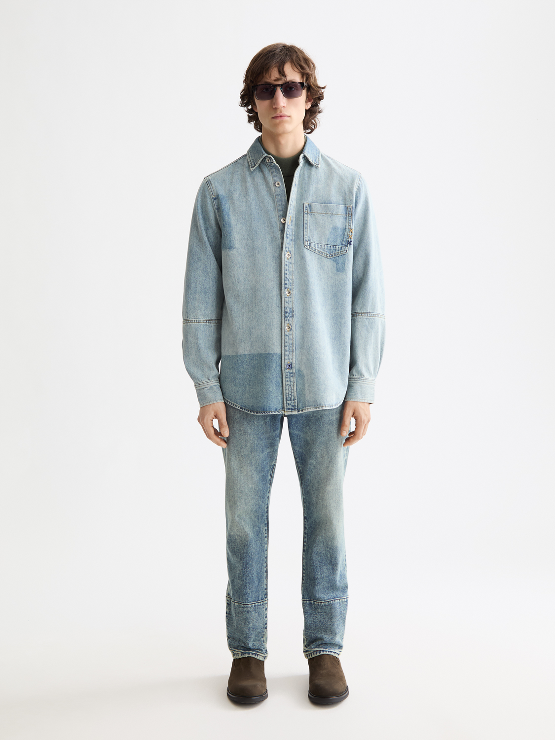 Denim overshirt