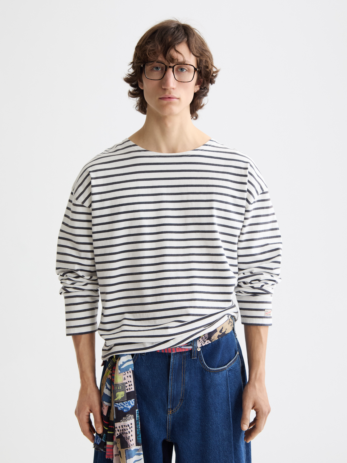 long sleeve breton top