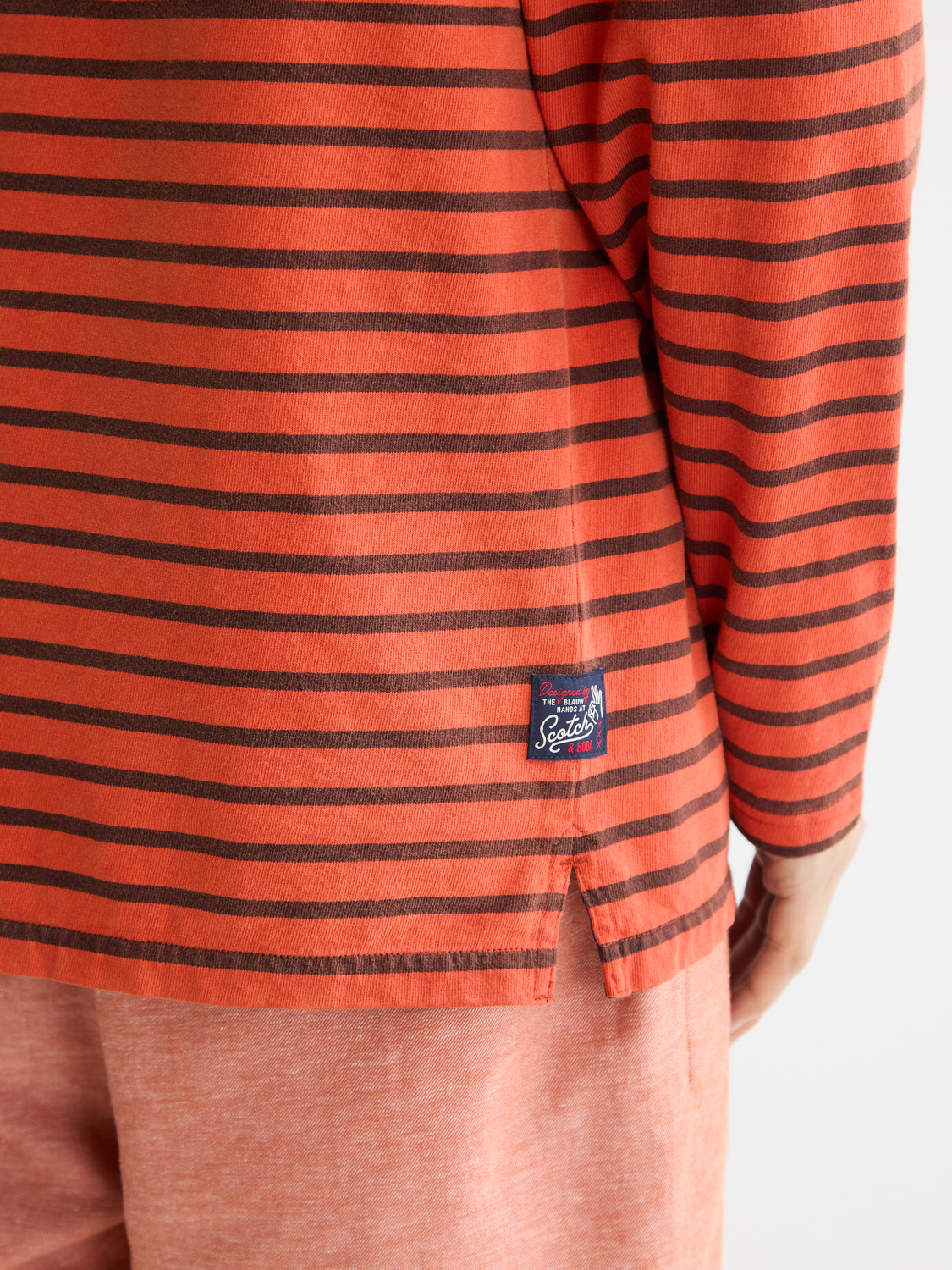 long sleeve breton top