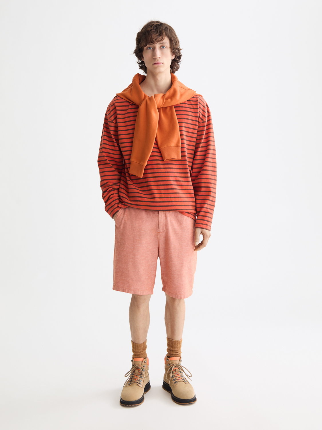 long sleeve breton top