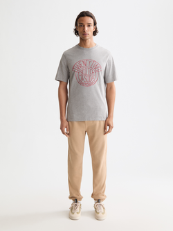Denim artwork t-shirt
