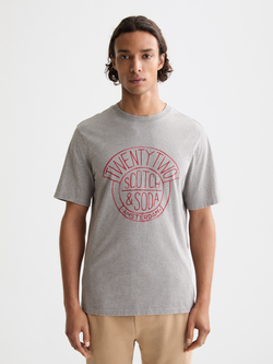 Denim artwork t-shirt