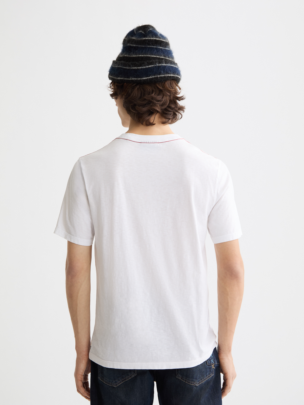 Denim artwork t-shirt