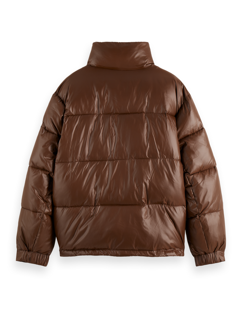 Lacquer puffer jacket