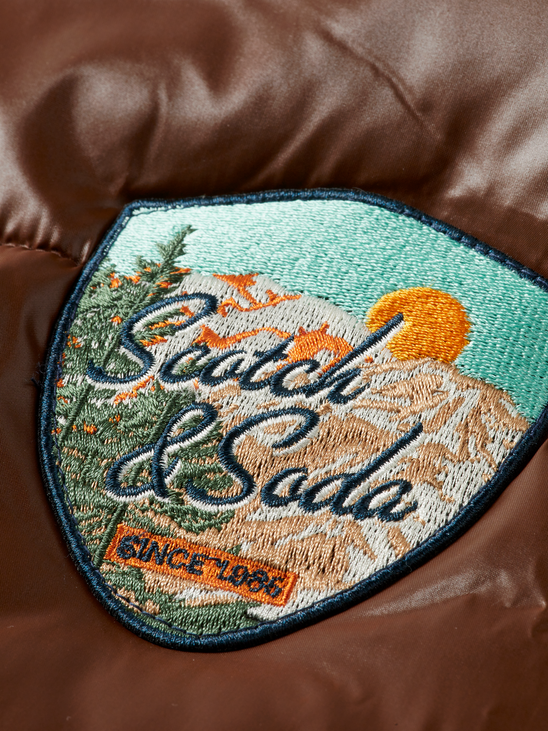 Lacquer puffer jacket