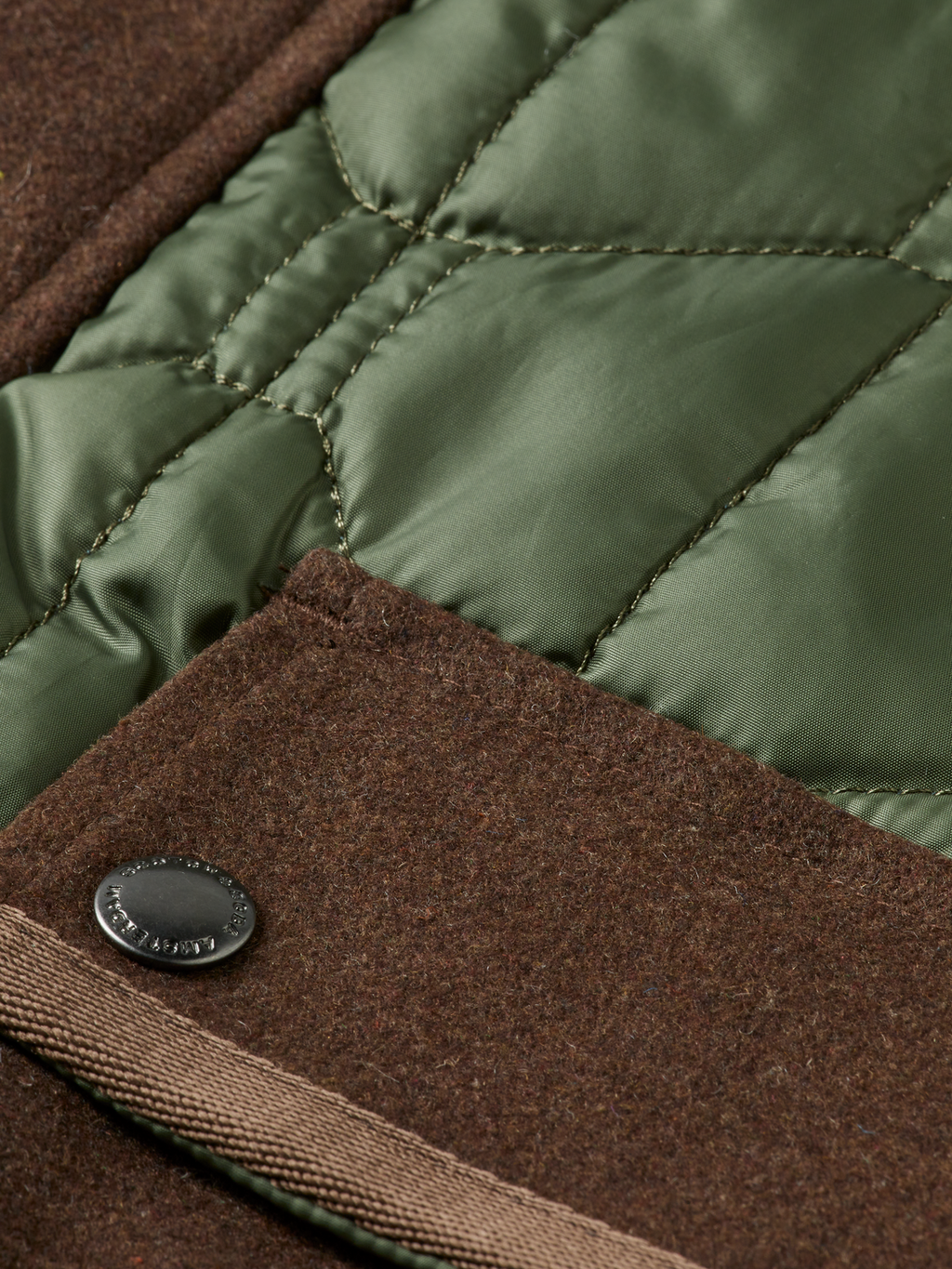 Quilted military jacket