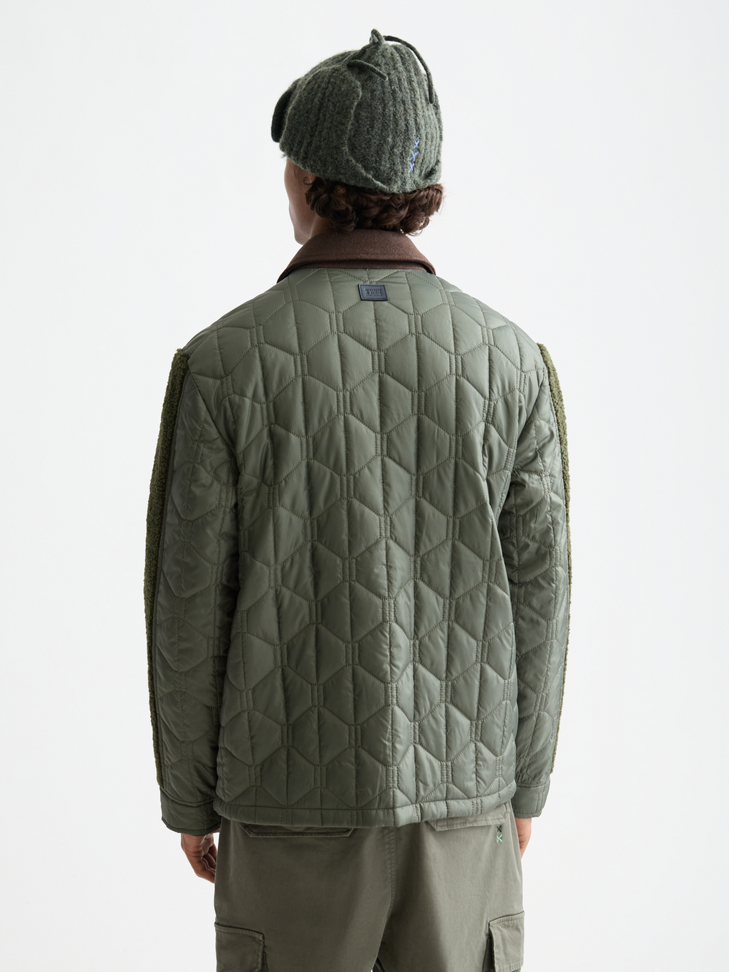 Quilted military jacket