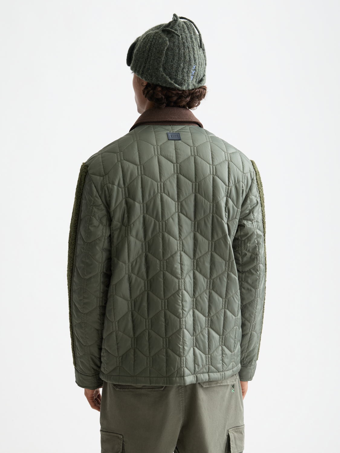 Quilted military jacket