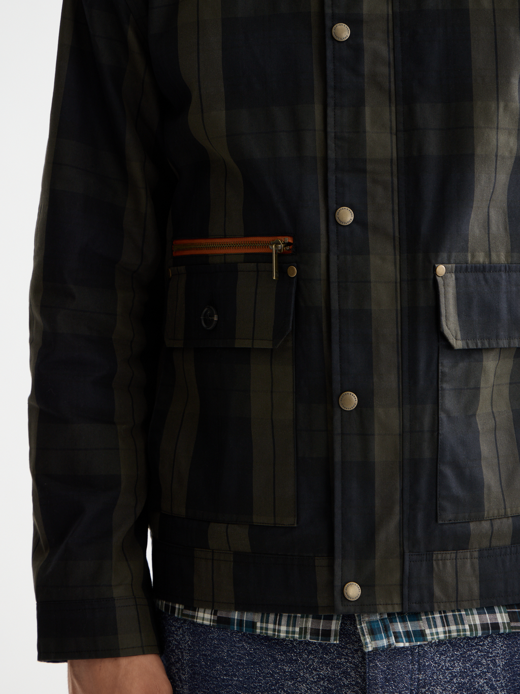 Wax cotton jacket