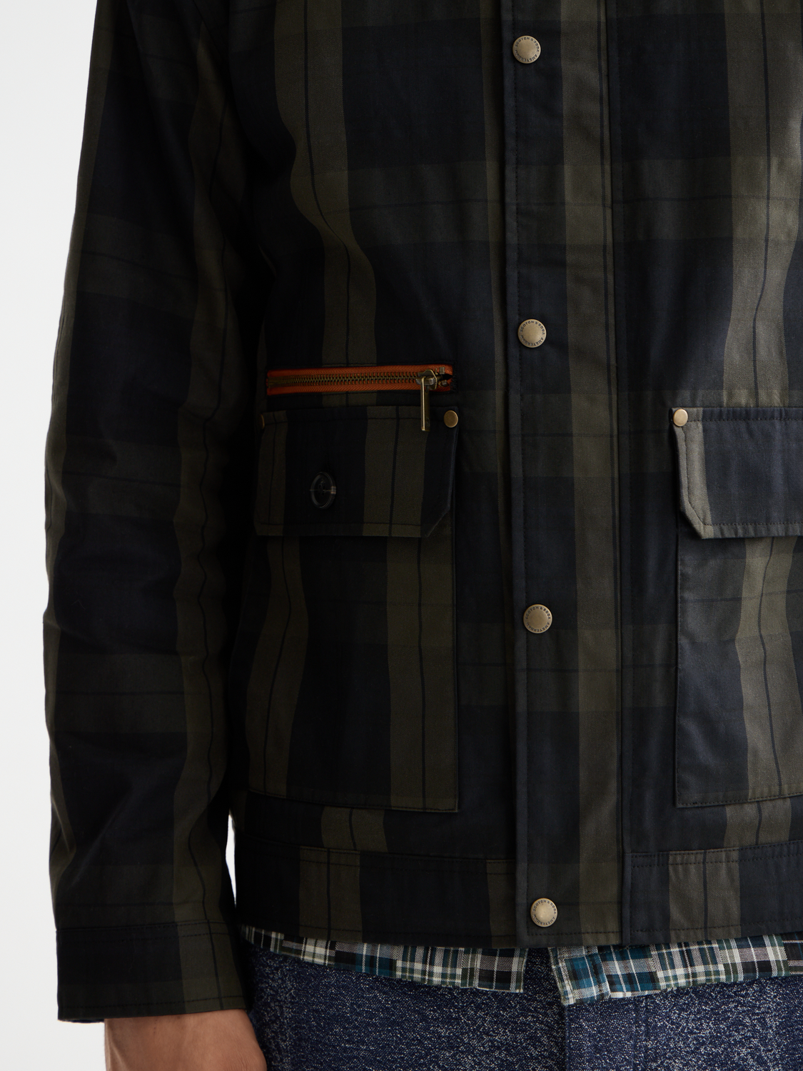 Wax cotton jacket
