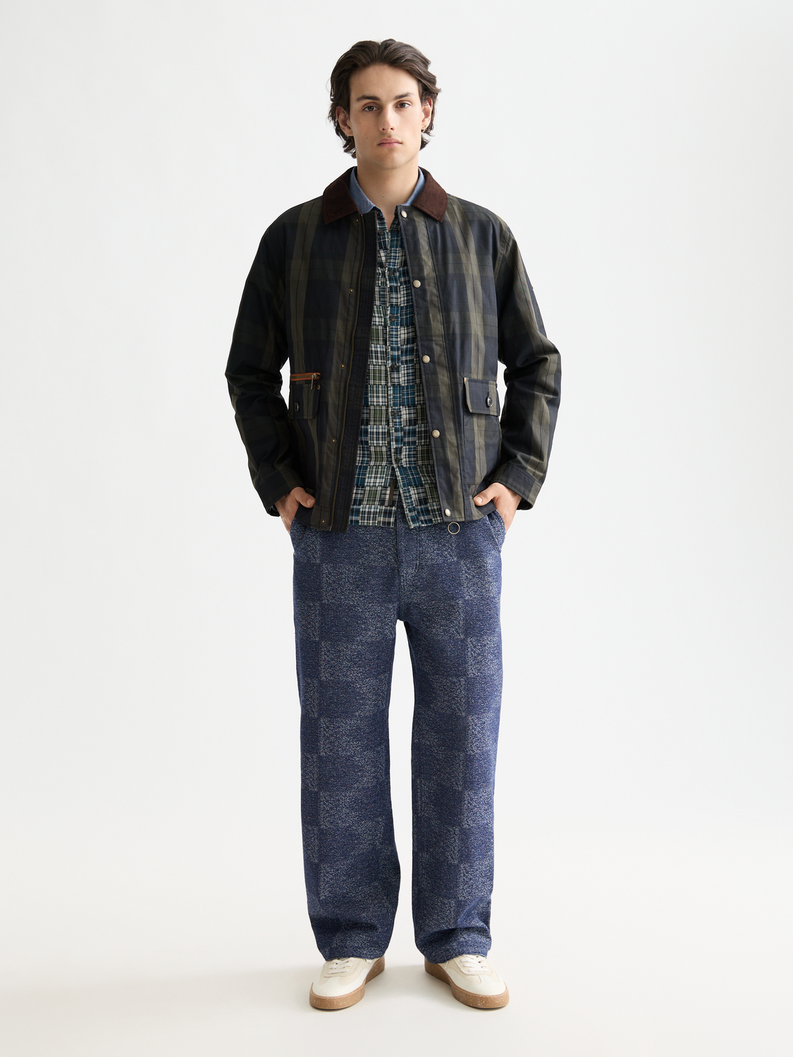 Wax cotton jacket